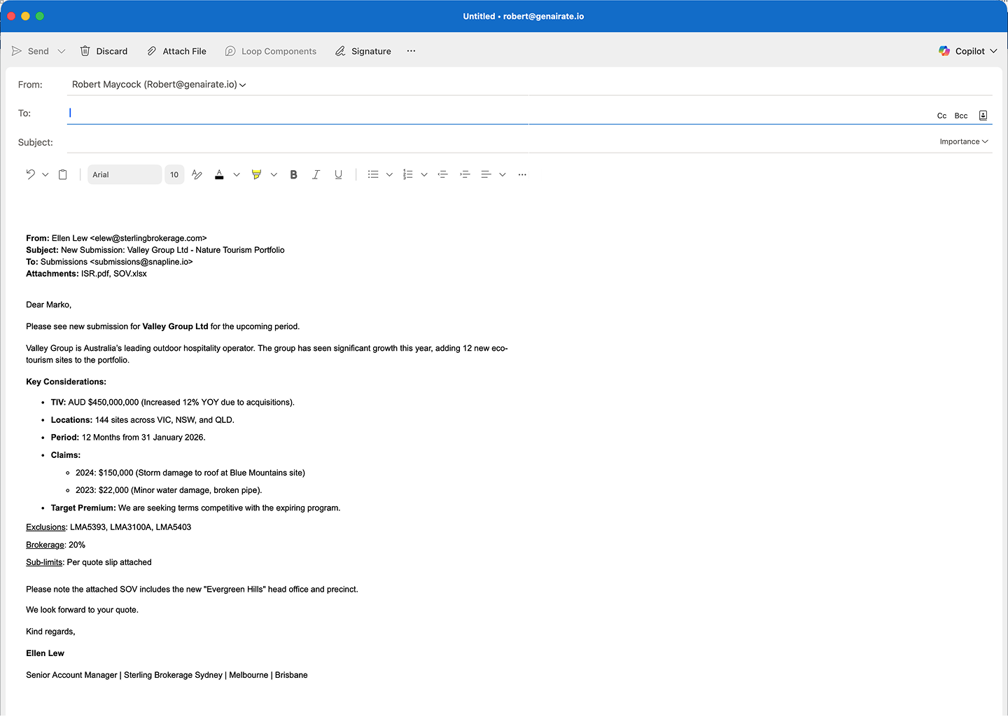 Email Submission Image