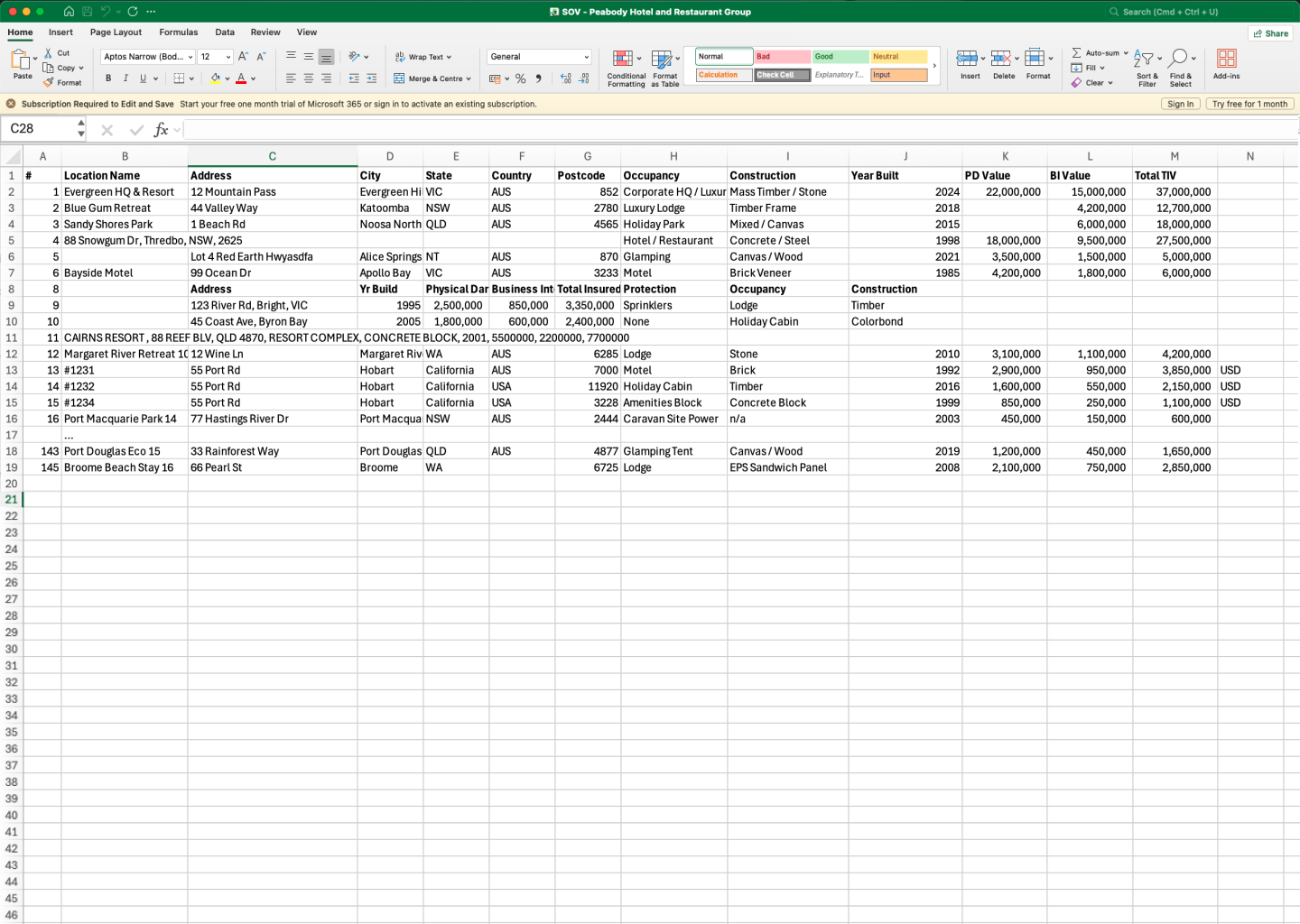 Excel Document Image
