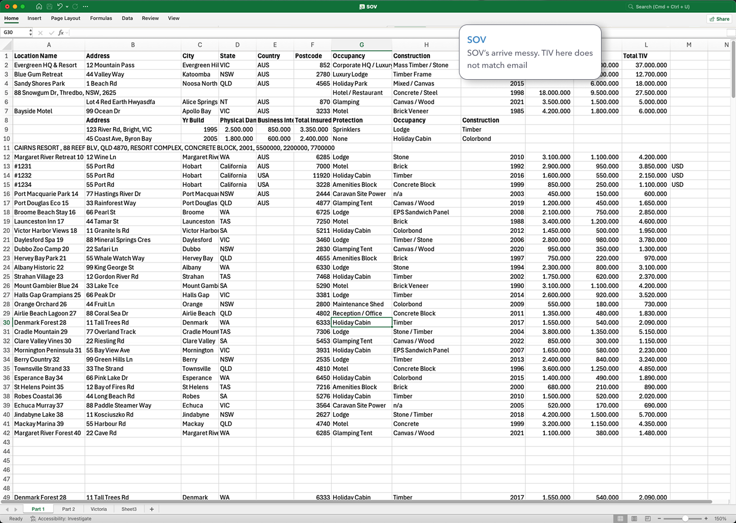 Excel Document Image