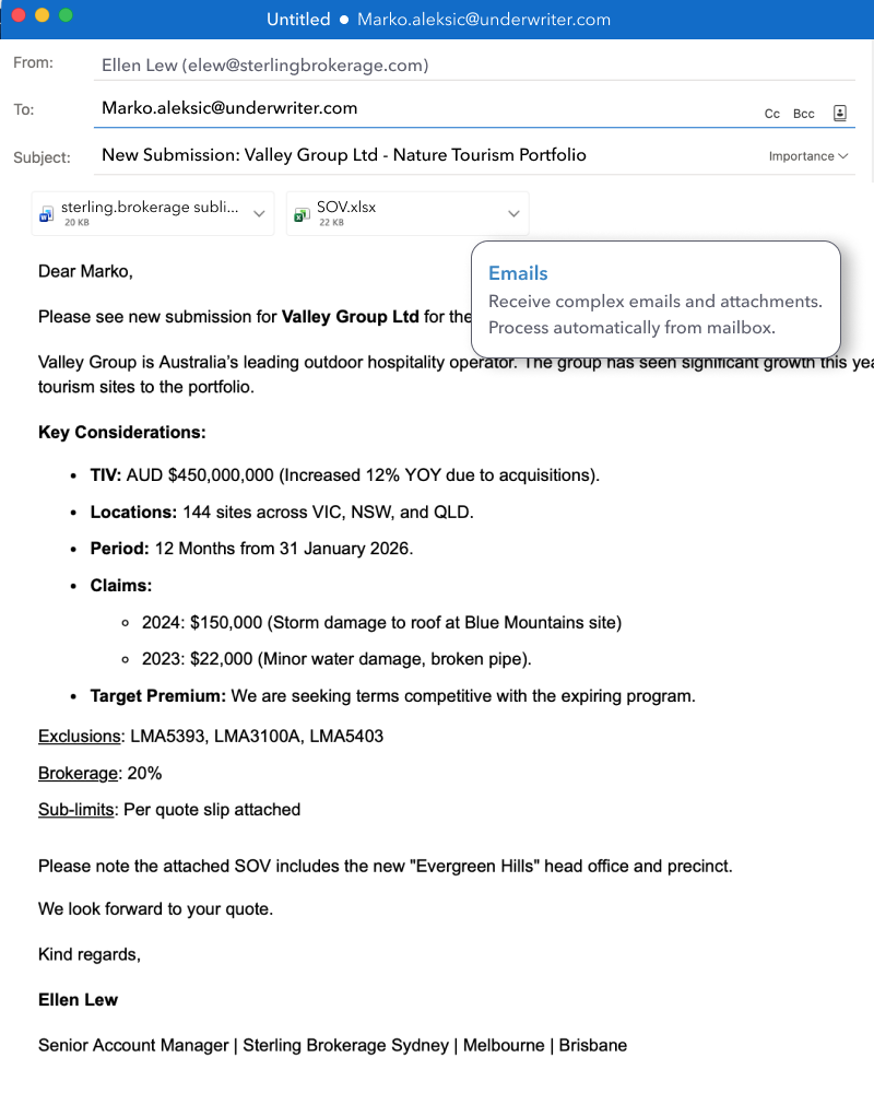 Email Document Image