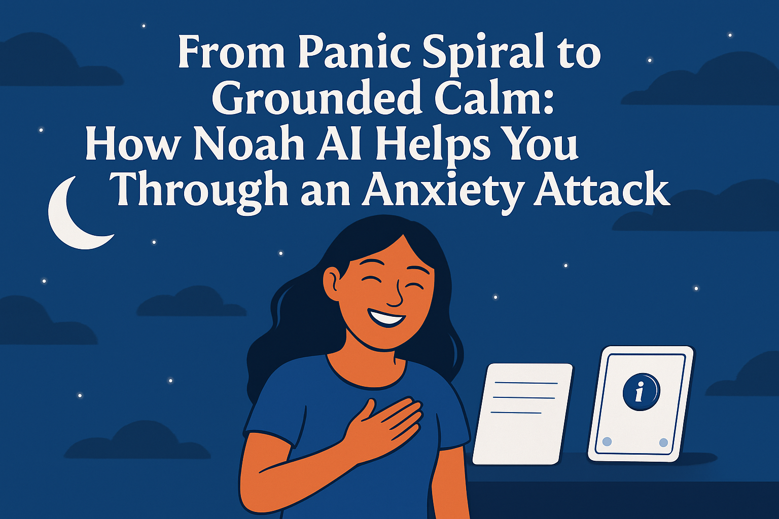 From Panic Spiral to Grounded Calm: How Noah AI Helps You Through an Anxiety Attack