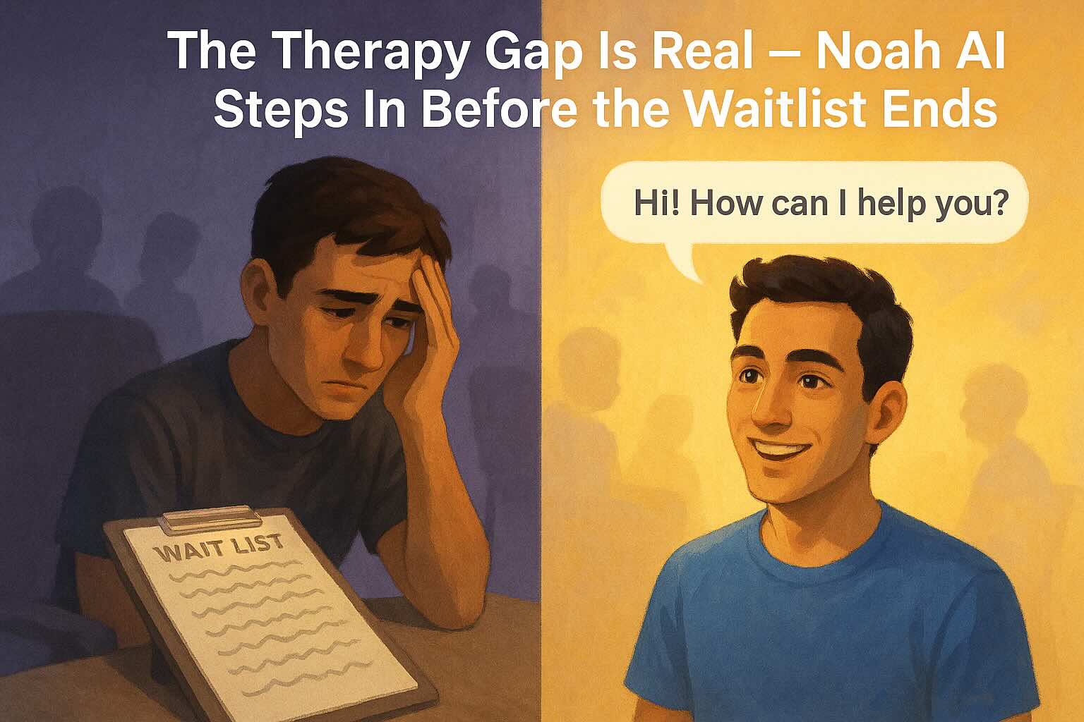 The Therapy Gap Is Real — Noah AI Steps In Before the Waitlist Ends