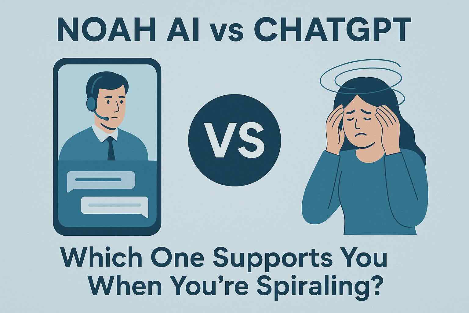 Noah AI vs ChatGPT: Which One Supports You When You’re Spiraling?