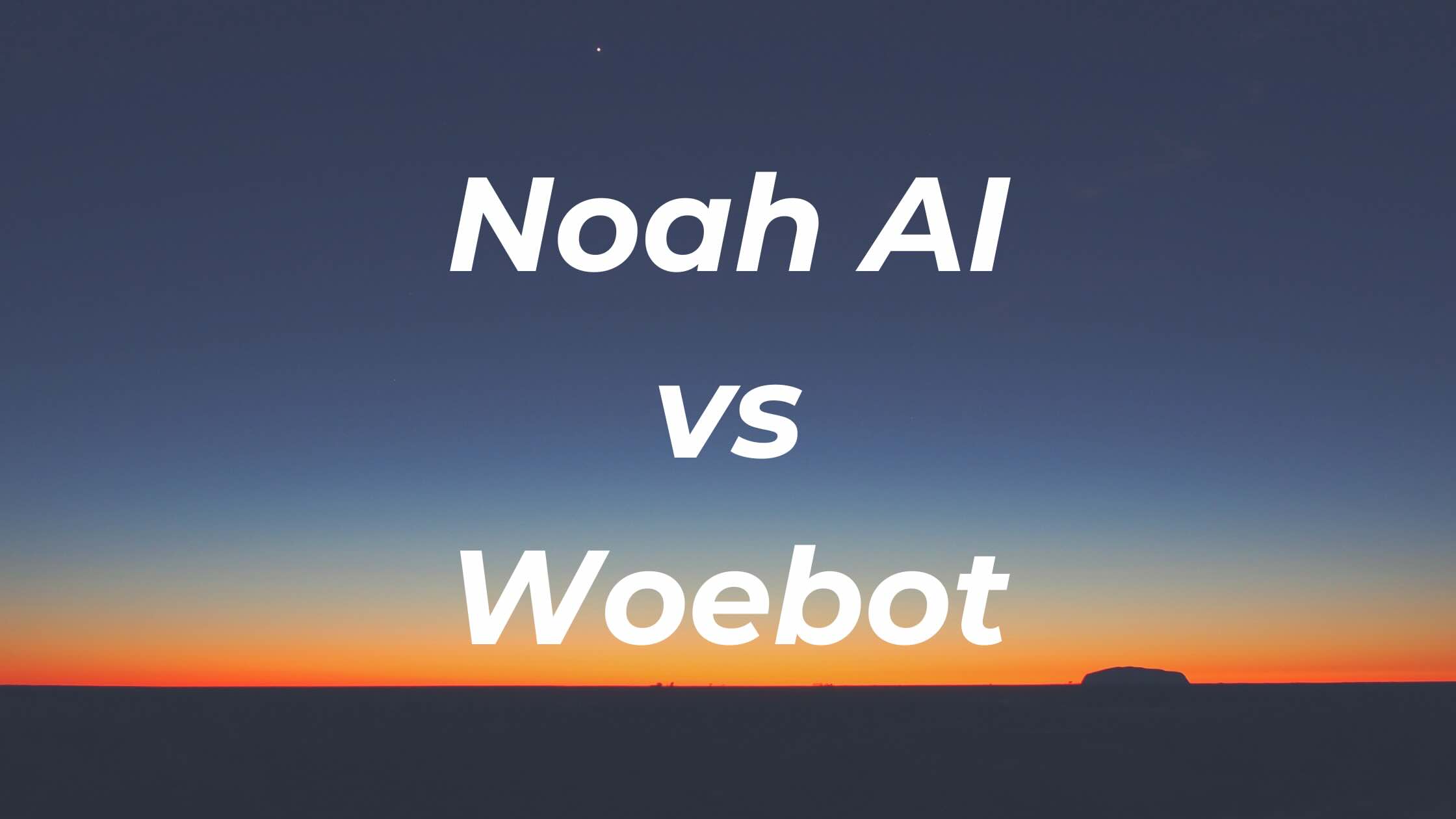 Noah AI vs Woebot: Which AI Mental Health Companion Is Right for You?