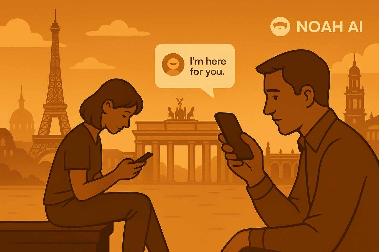 European Loneliness on the Rise: Rethinking Connection in a Digital World with Noah AI