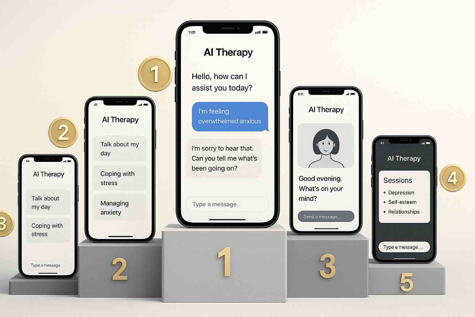 Top 5 AI Therapy Apps in 2025: Expert-Tested Rankings for Real Mental Health Support