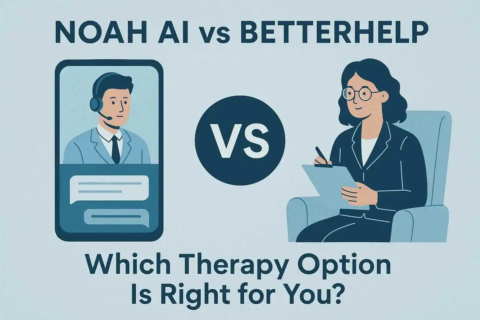 Noah AI vs BetterHelp: Which Therapy Option Is Right for You?