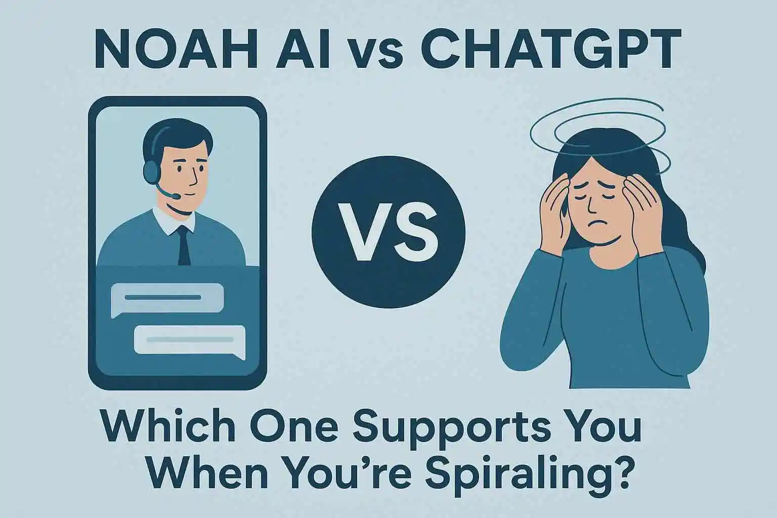 Noah AI vs ChatGPT: Which One Supports You When You’re Spiraling?