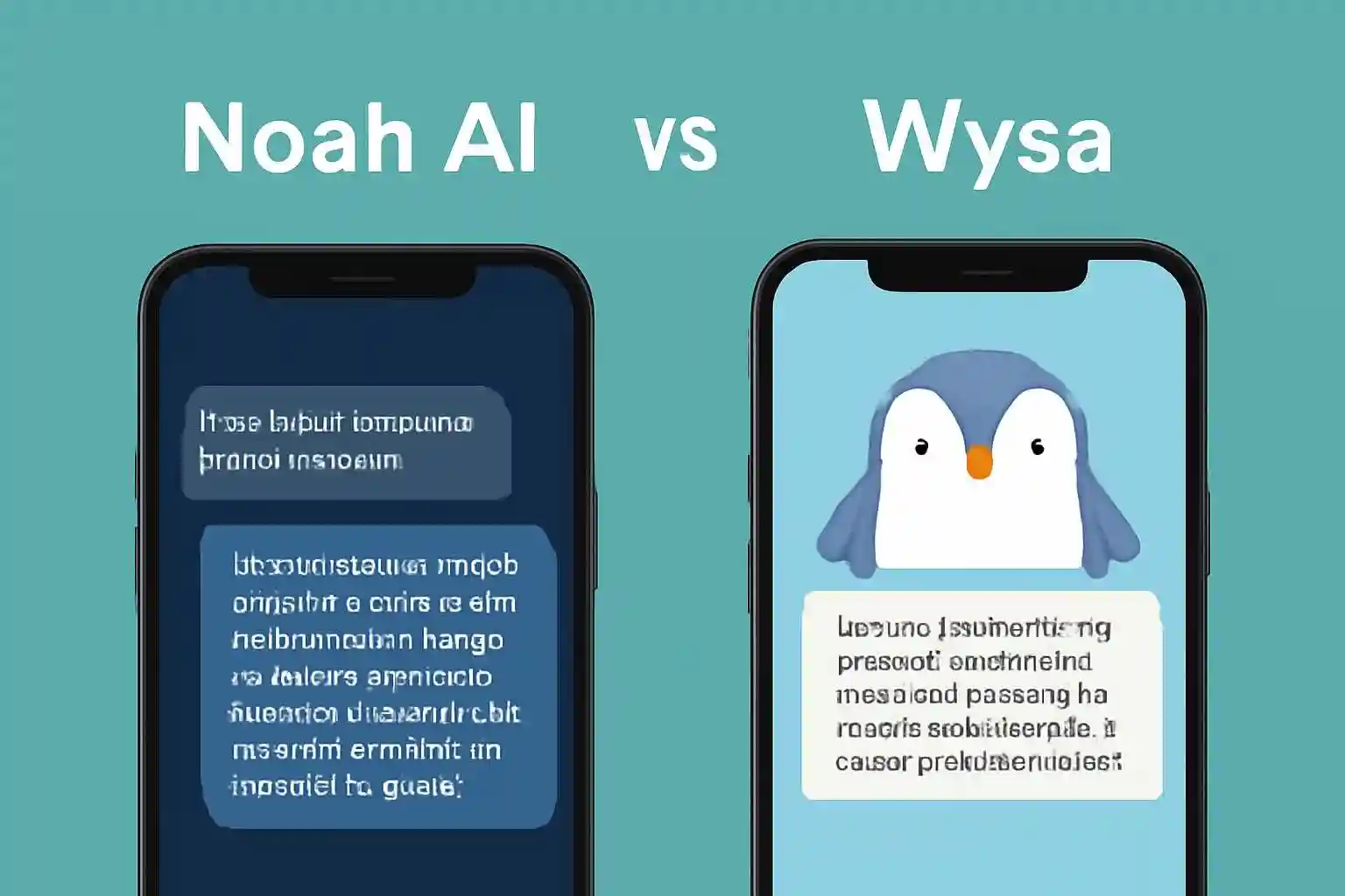 Noah AI vs Wysa: The AI Therapist vs the CBT Chatbot for Mental Health Support