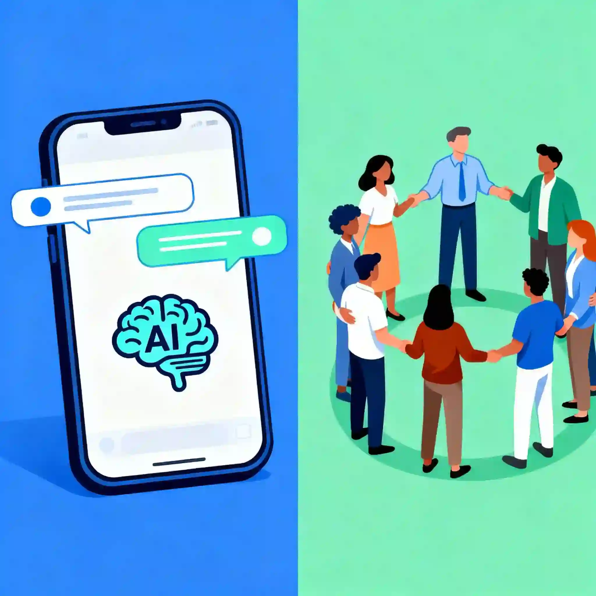 AI Therapy vs. Peer Support Groups: Which Is Right for You?