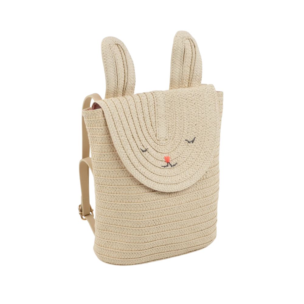 Dress-up - Meri Meri raffia Bunny rugzak
