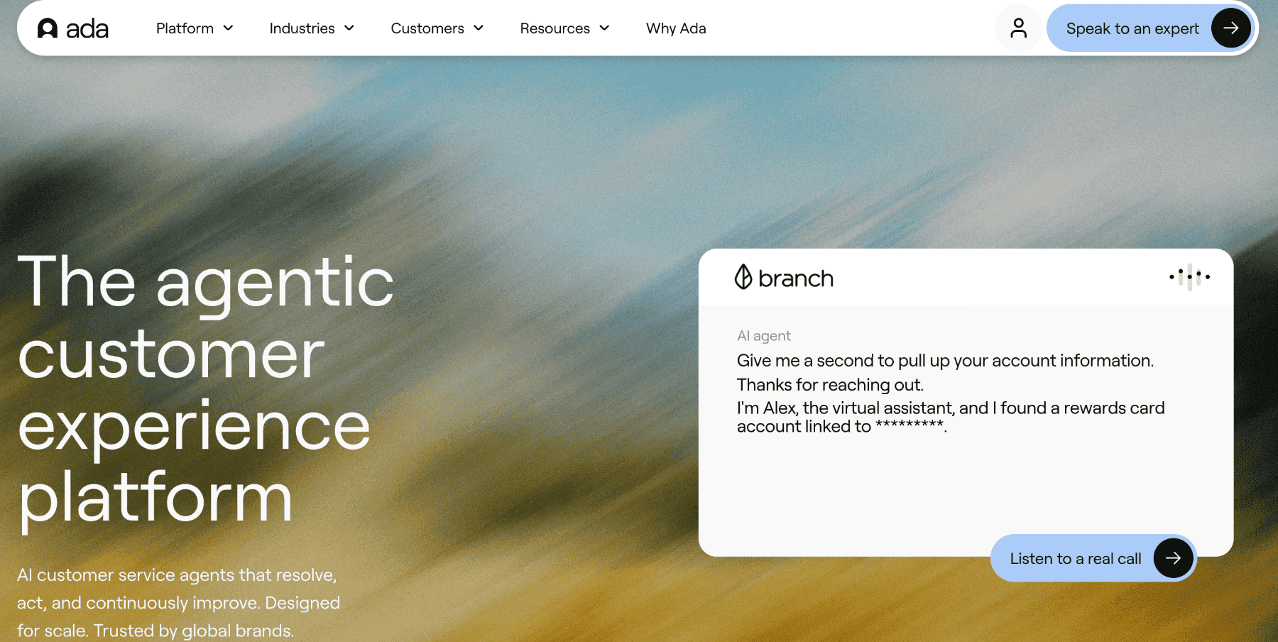 Ada homepage