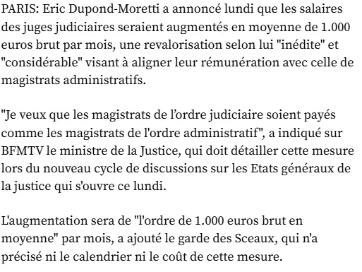 salaire d’un juge en 2026