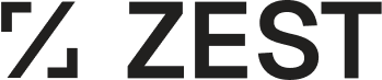 Zest logo in black
