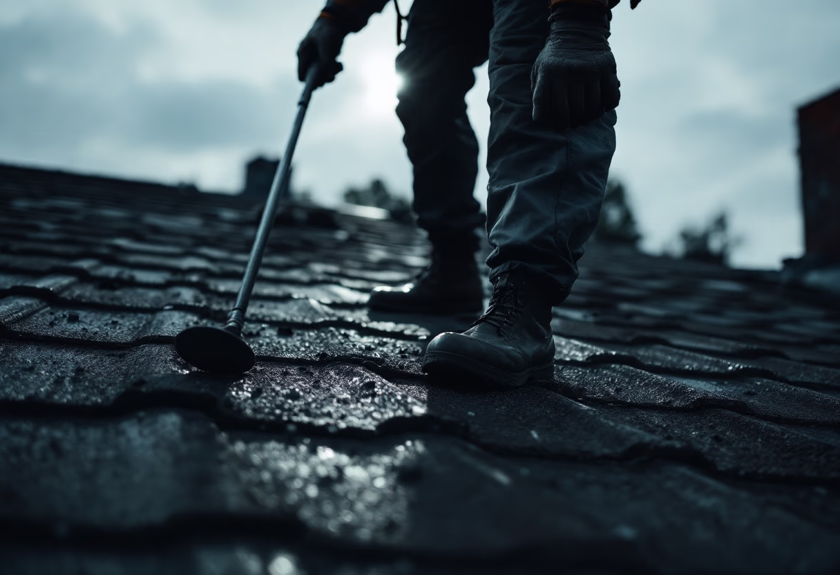 image of housing project roofs (for a roofing contractor)