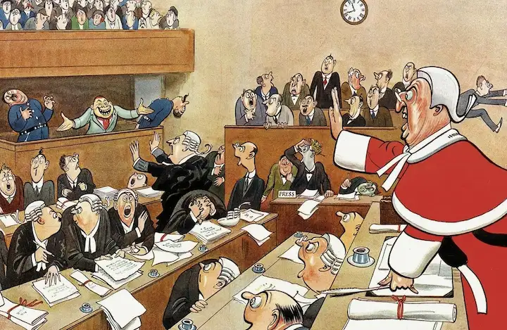 Experienced trial attorney presenting compelling arguments in Virginia courtroom proceedings