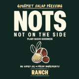 a Not On The Side gourmet Ranch Dressing label 