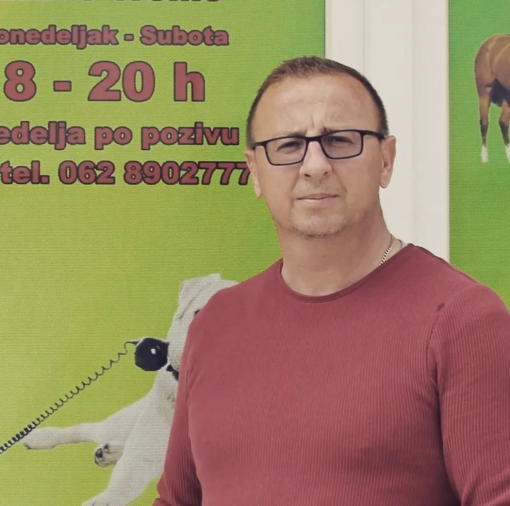 routine exam at a veterinary clinic