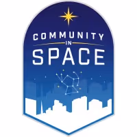 A logo of the community space company