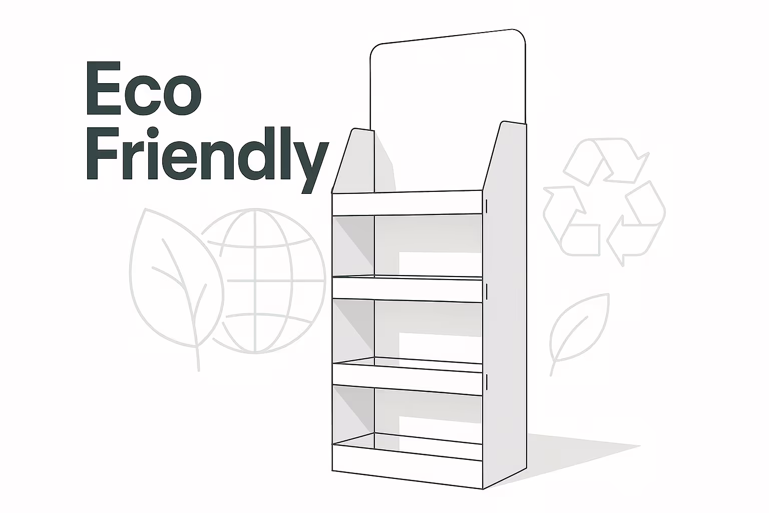 Ecofriendly cardboard display | Meiya Stand
