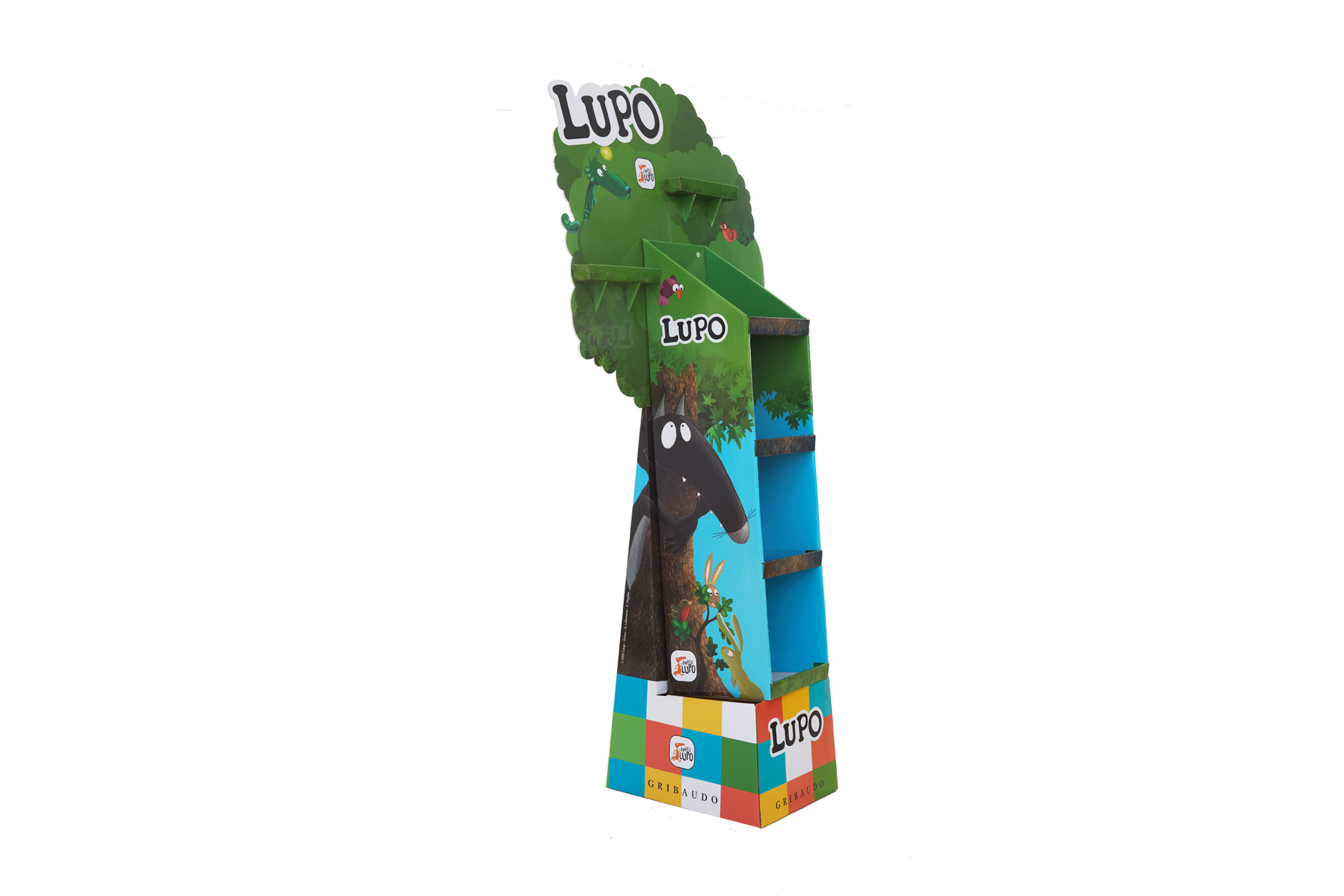Tree-shaped book display stand