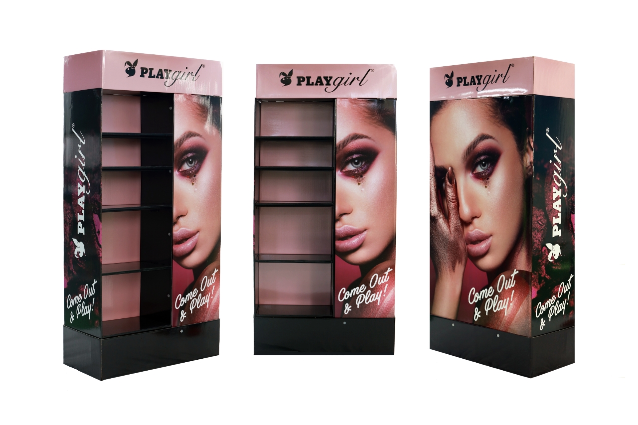 Playgirl Five-Tier Floor Display Stand