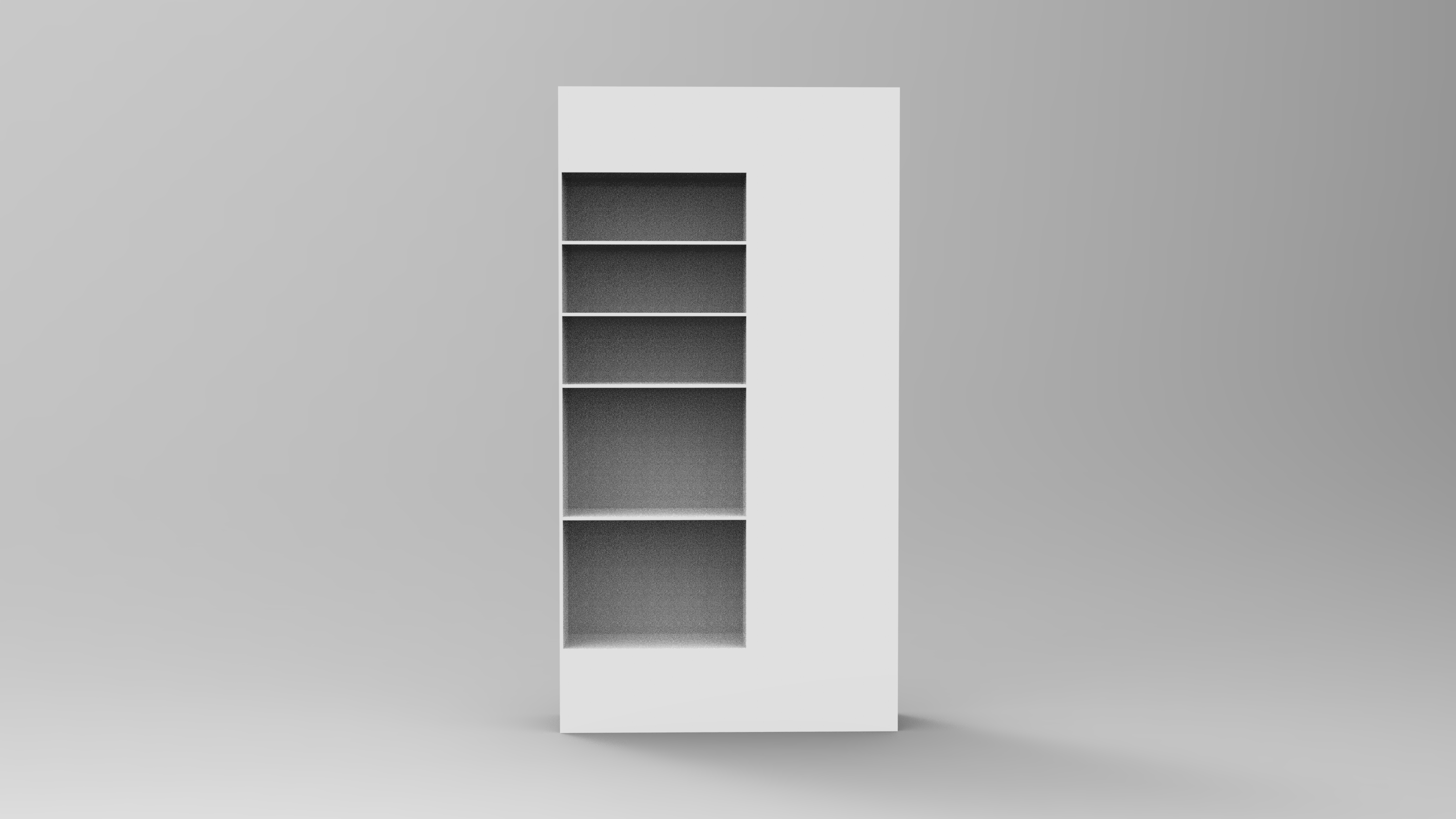 Sturdy and durable five-layer floor-standing display stand for cosmetics