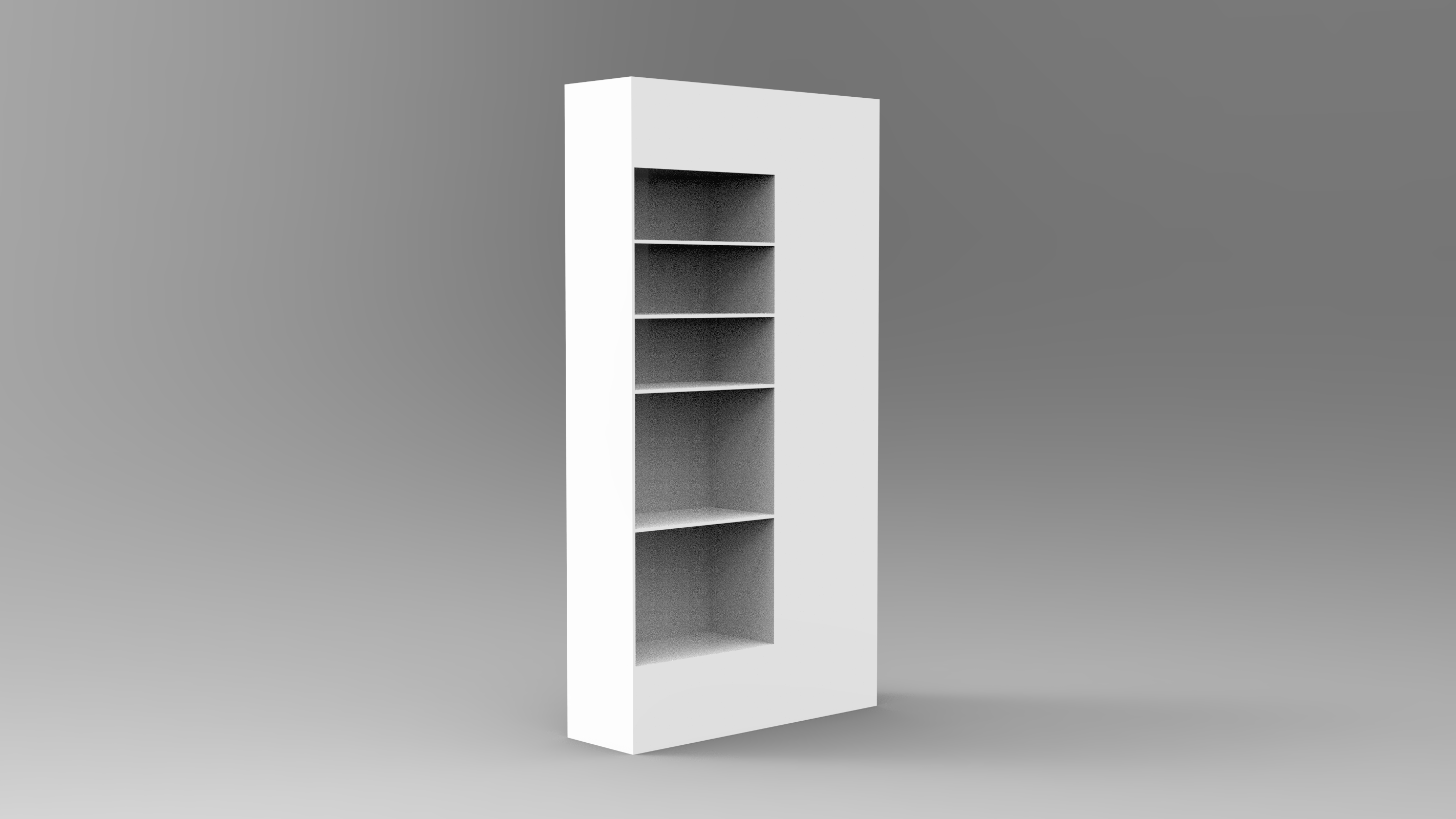 Sturdy and durable five-layer floor-standing display stand for cosmetics