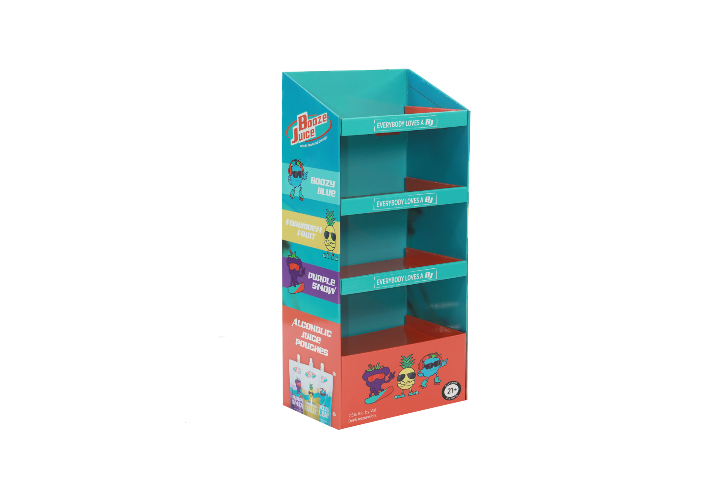 Four-Tier Floor Display Stand