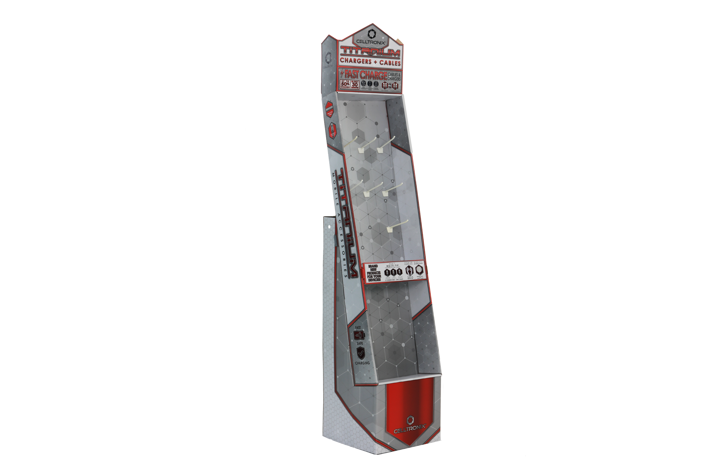 CELLTRONIX Charging Cable Hook Display Rack
