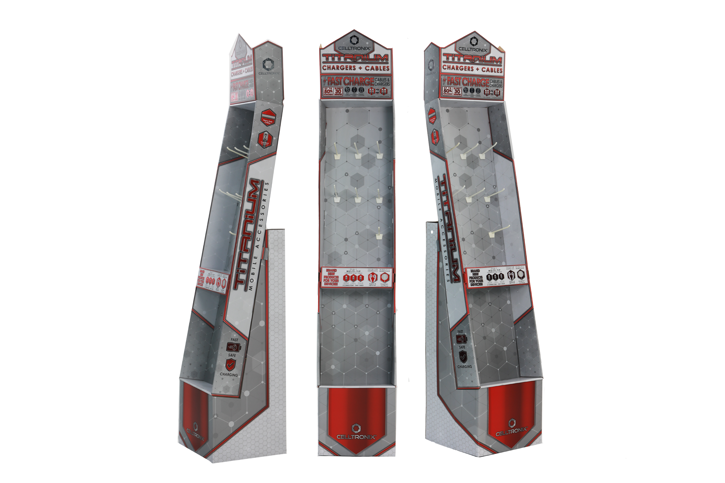 CELLTRONIX Charging Cable Hook Display Rack