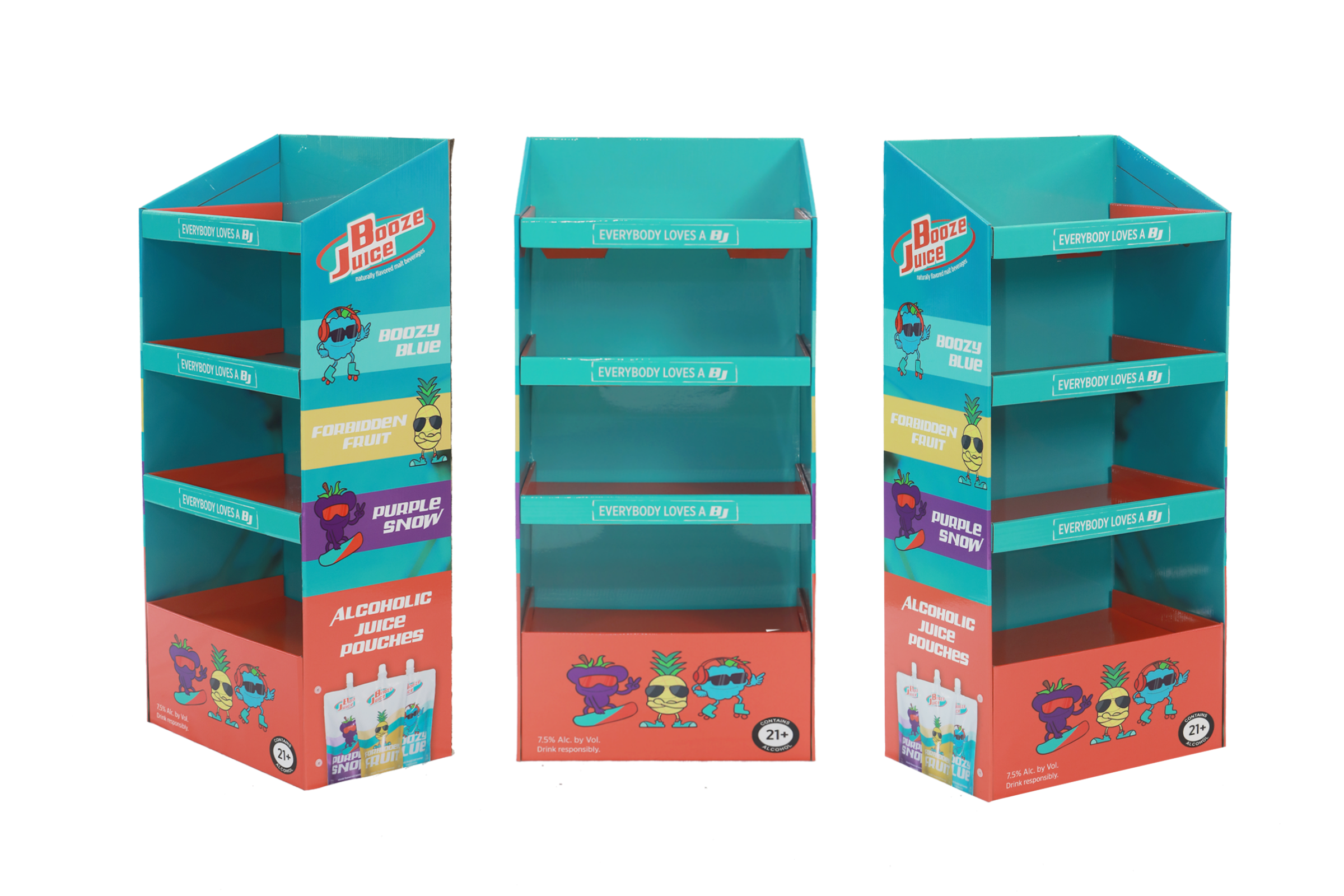 Four-Tier Floor Display Stand