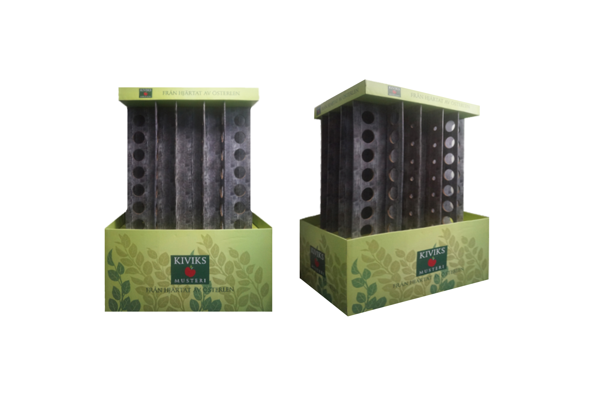 KIVIKS MUSTERI Apple Beverage Pallet Display Rack