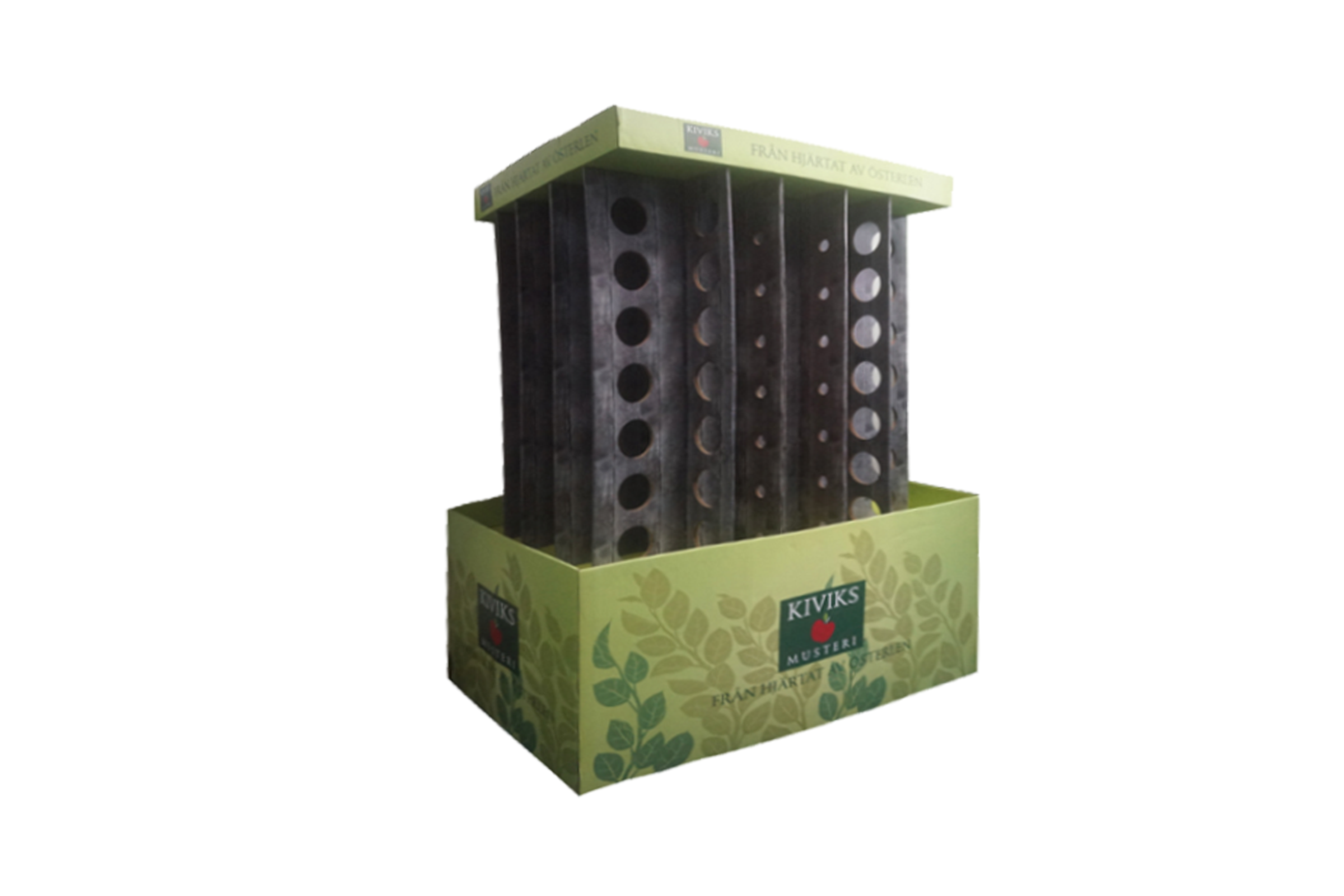 KIVIKS MUSTERI Apple Beverage Pallet Display Rack