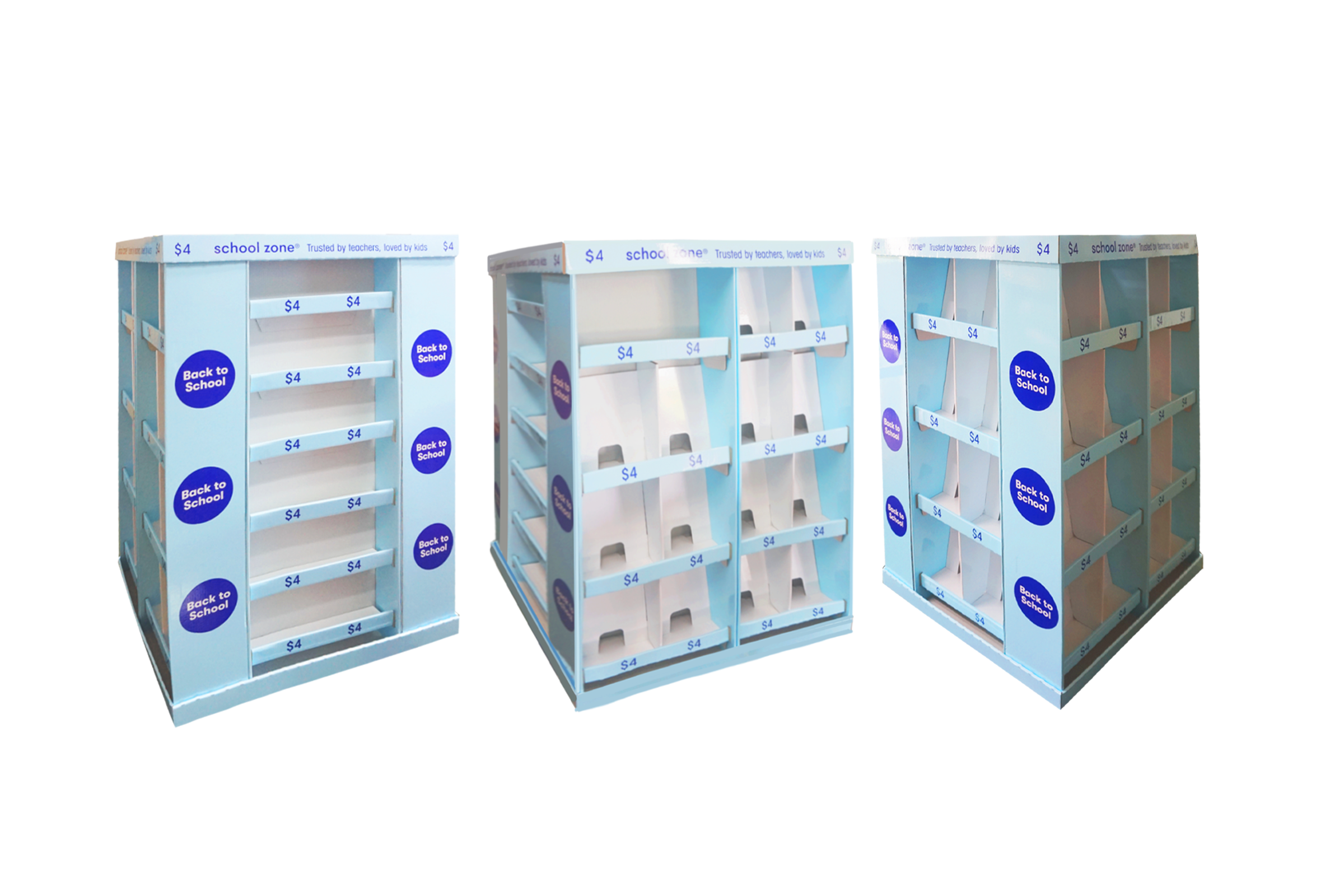 Six-Tier Pallet Display Rack