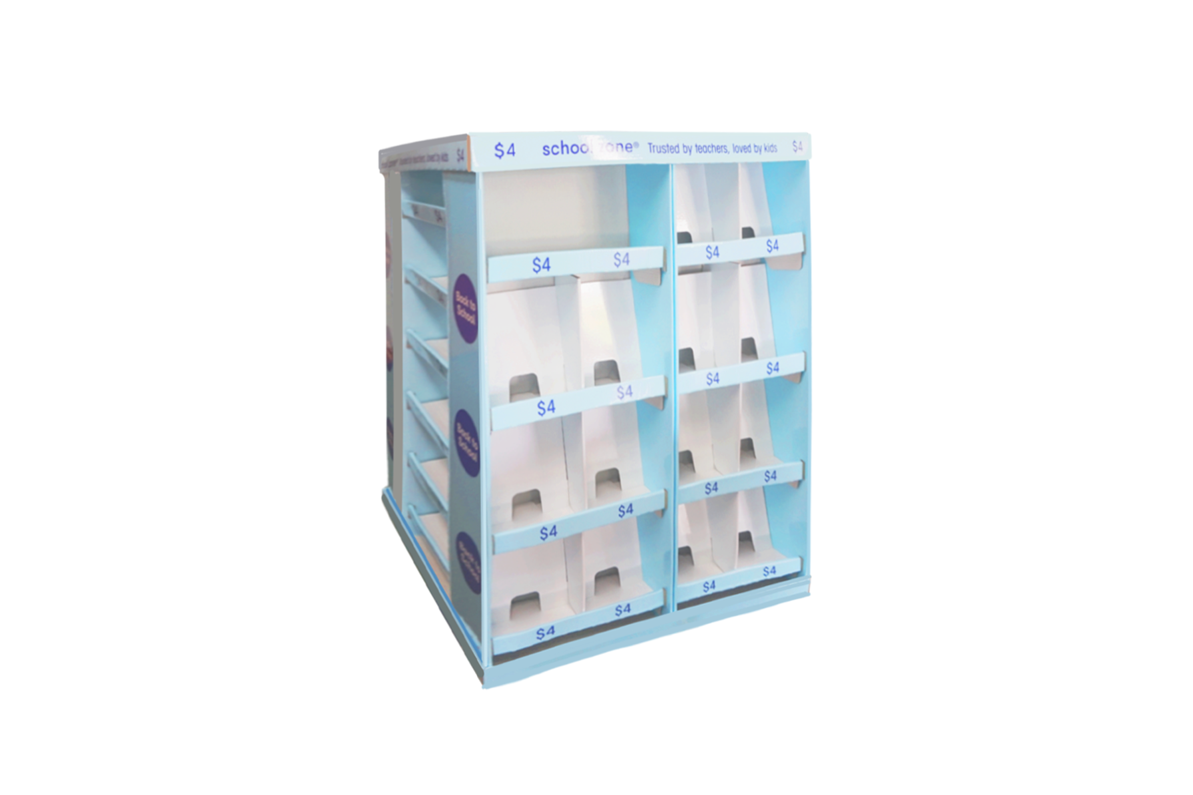 Six-Tier Pallet Display Rack