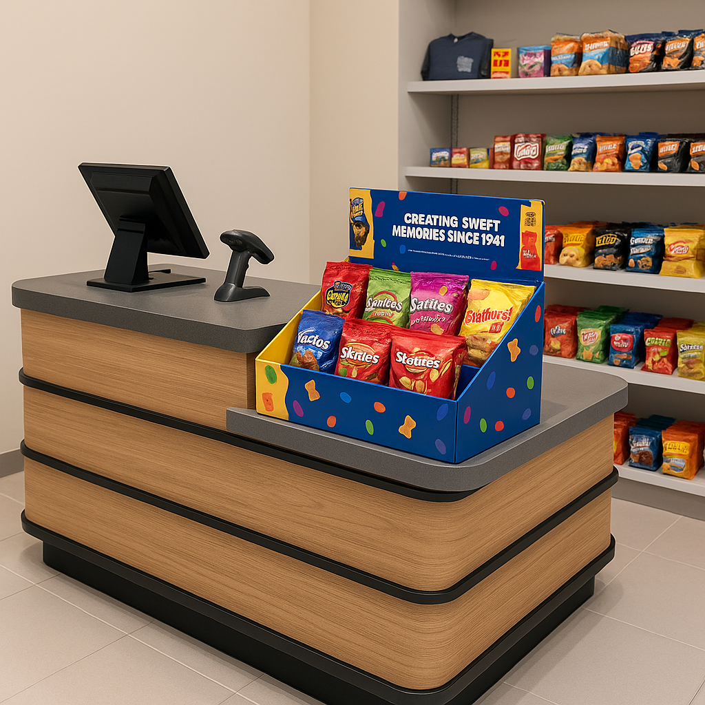 Counterdisplays at the Checkout: How Smart Counter Top Displays Turn Idle Space into Measured Profit