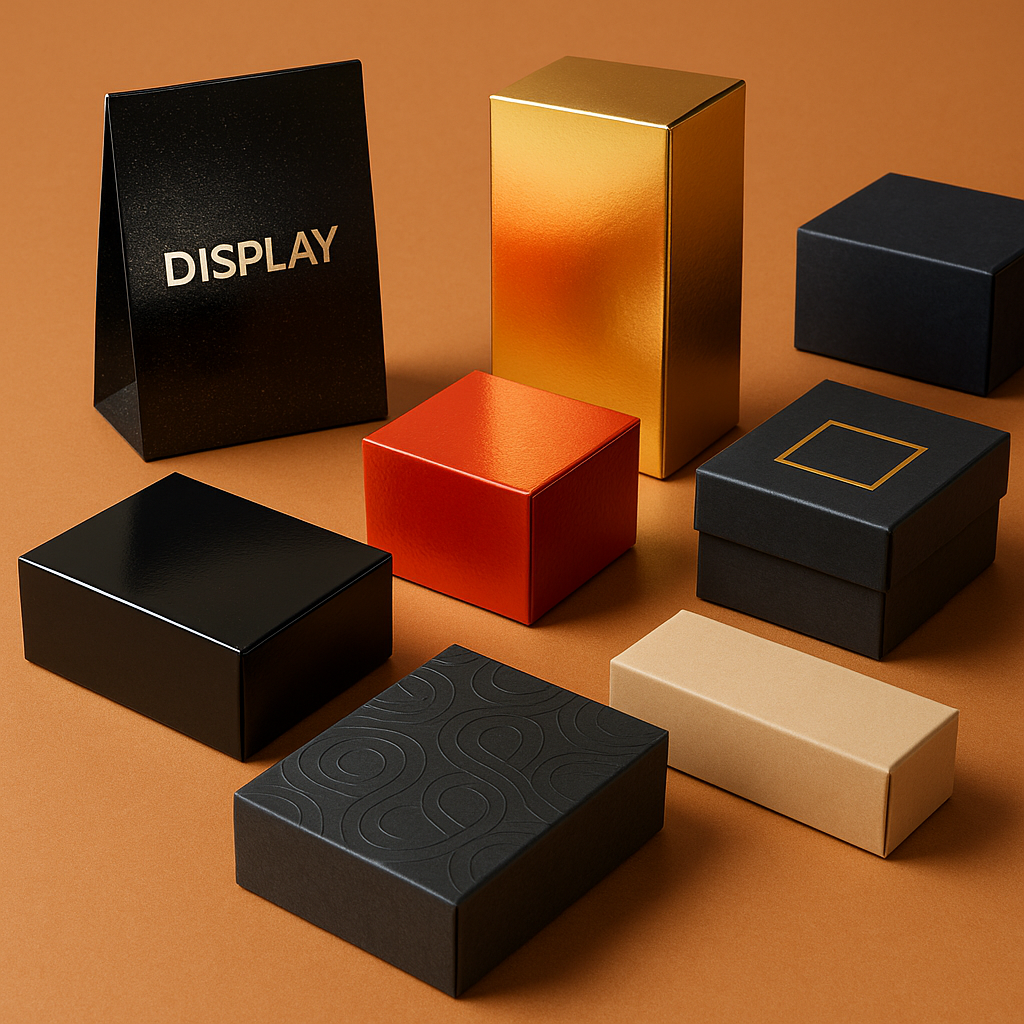 How Surface Finishes Transform Paper Boxes and Displays Into Customer Magnets
