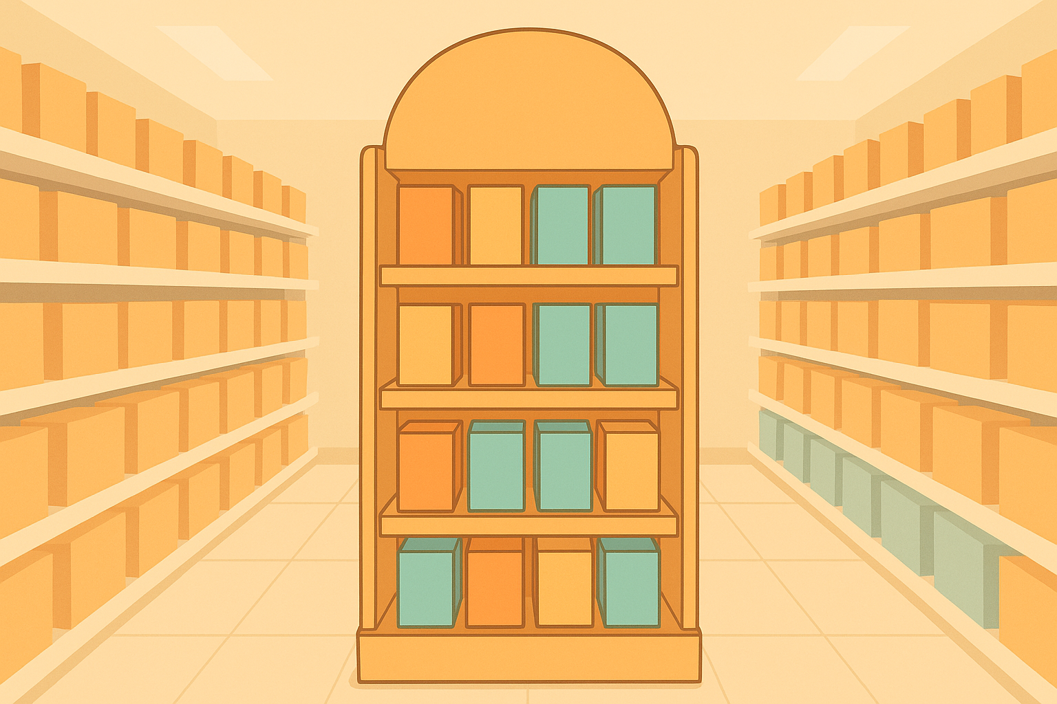 Designing an End Cap Display That Converts Browsers into Buyers