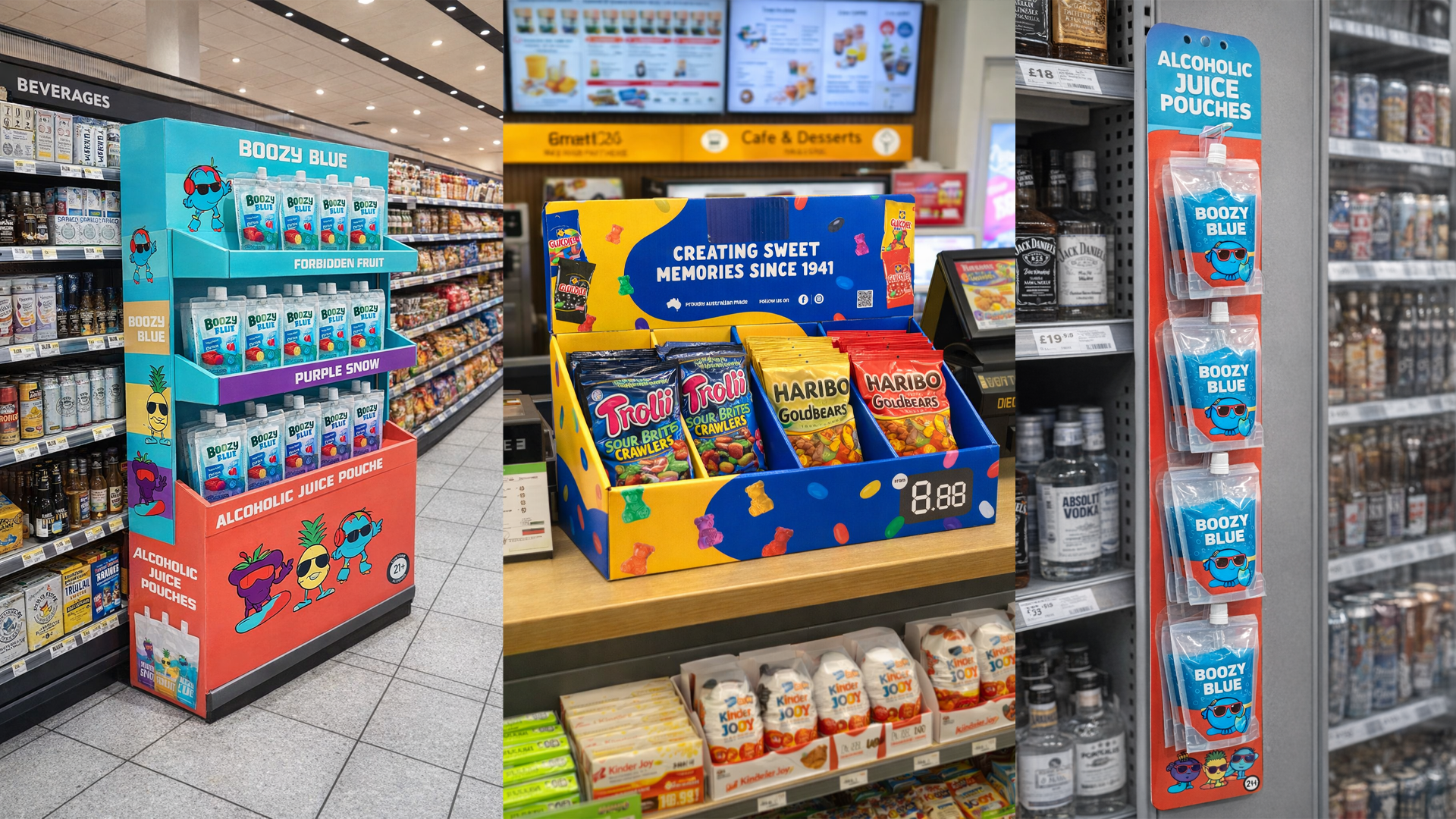 Floor, Counter and Sidekick POP Displays