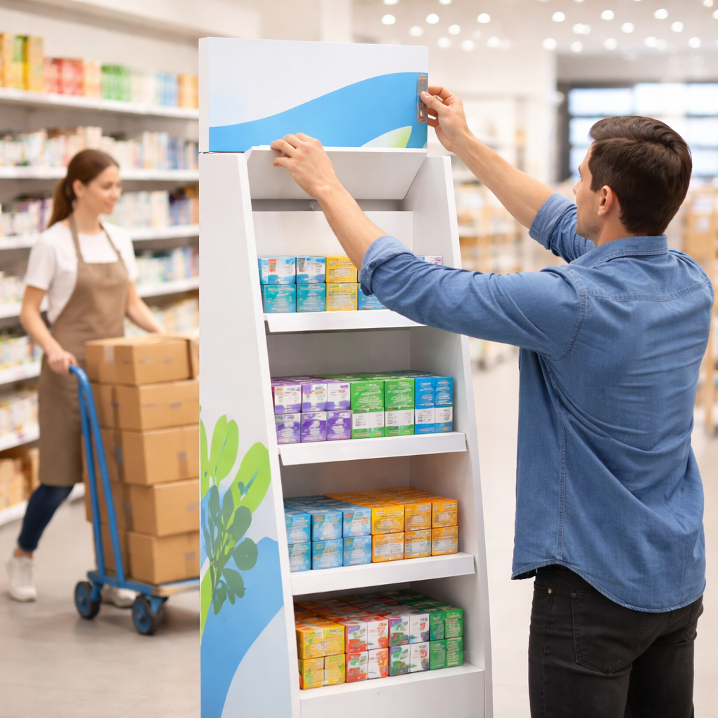 Tool-Free POP Display Assembly: How Brands Can Speed Up In-Store Setup