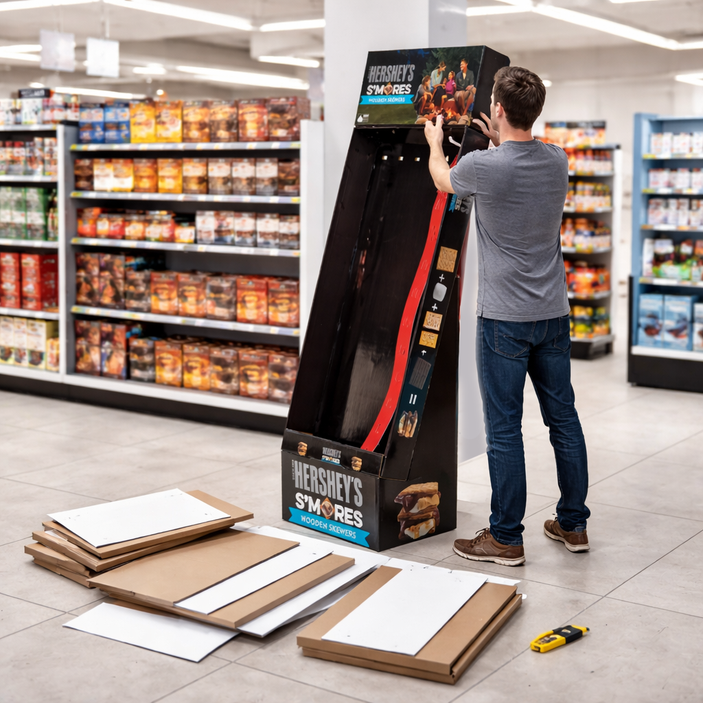 Tool-Free POP Display Assembly: How Brands Can Speed Up In-Store Setup