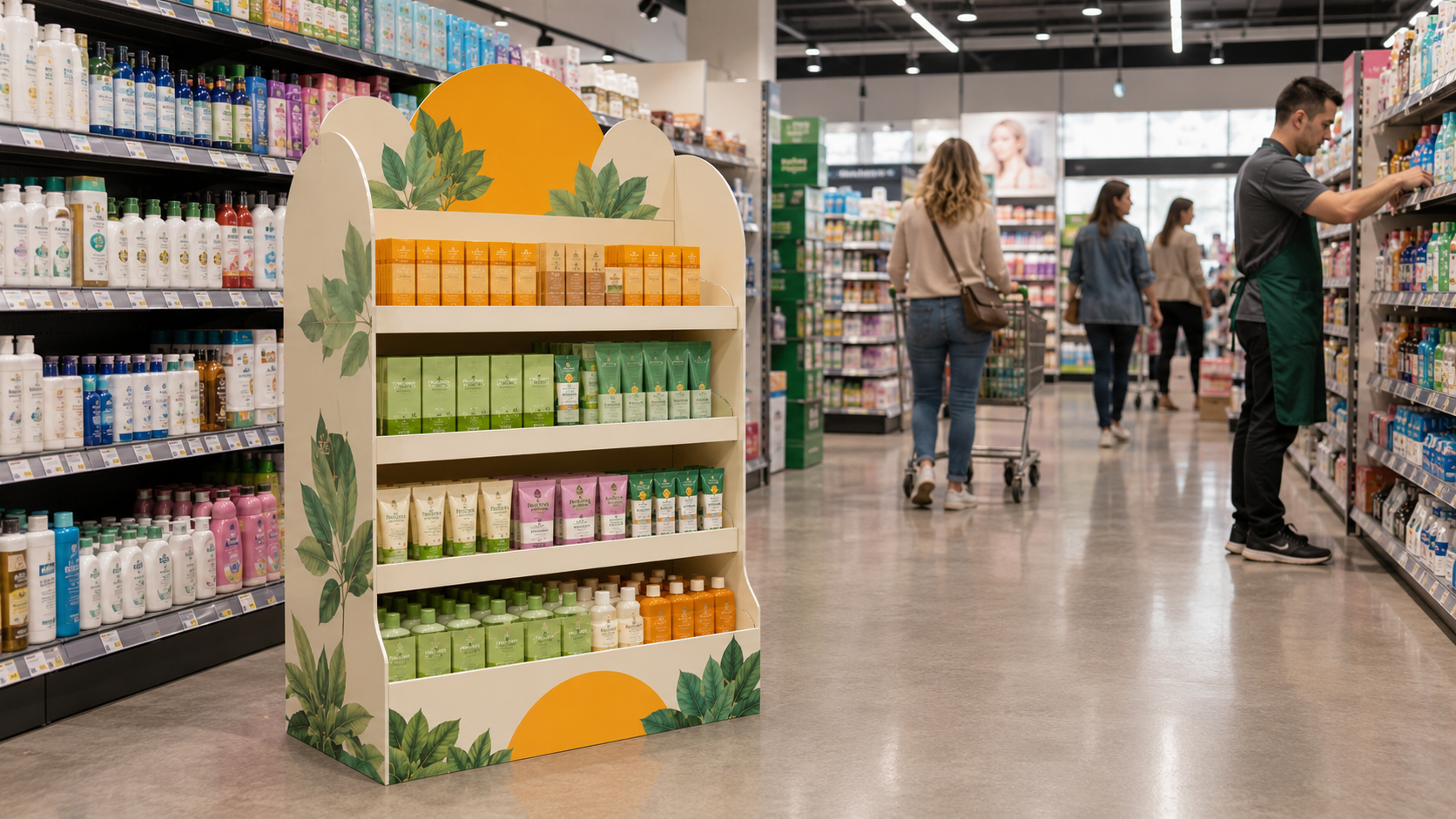 A good-looking cardboard display may attract attention, but real retail performance depends on product access, stocking efficiency, shelf stability, and store execution.