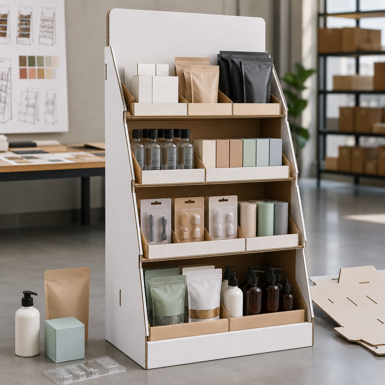 How Product Packaging Influences Custom Cardboard Display Design