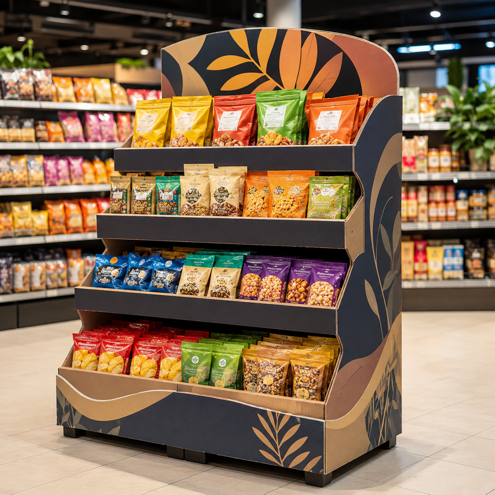 What Makes a Good Cardboard Display for Snack Products?