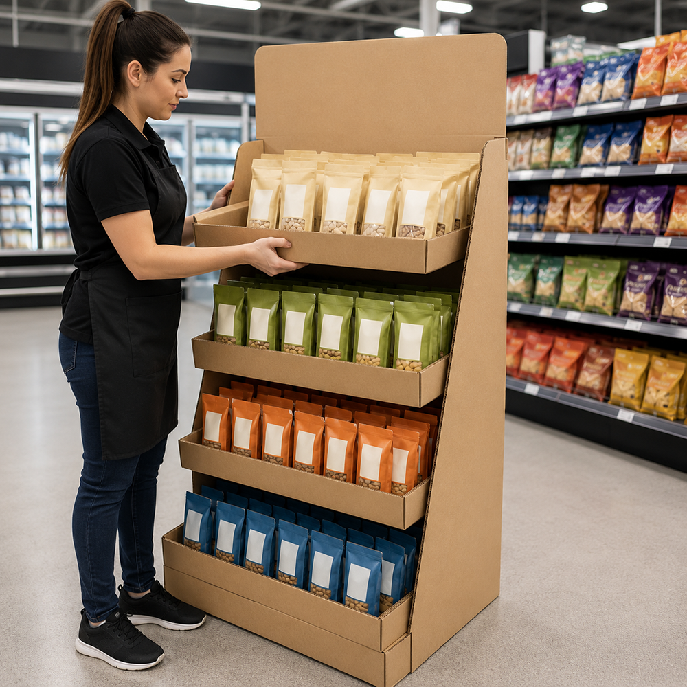 How to Design a Cardboard Display for Easy Restocking