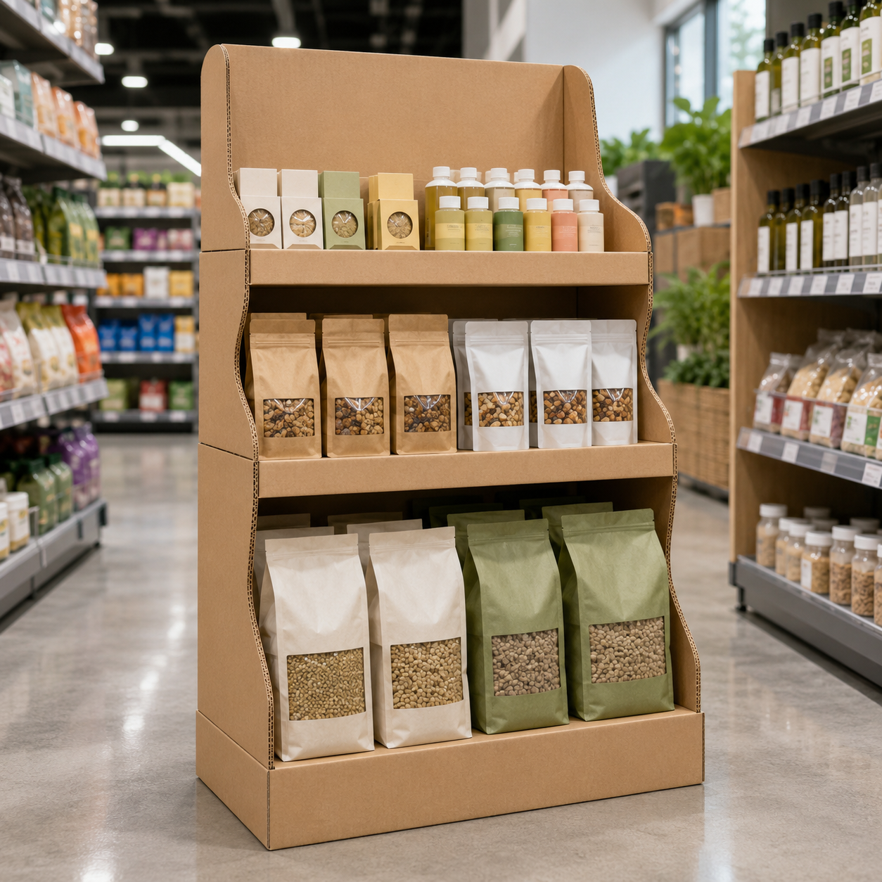 How Product Size Affects Cardboard Display Structure, Capacity, and Retail Performance
