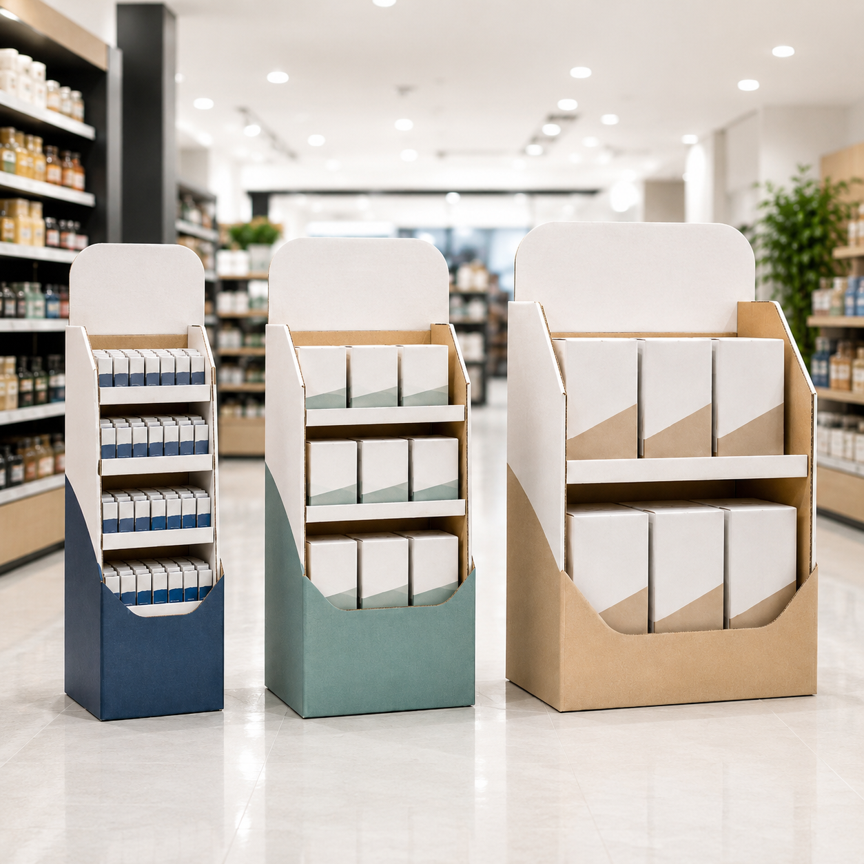 How Product Size Affects Cardboard Display Structure, Capacity, and Retail Performance