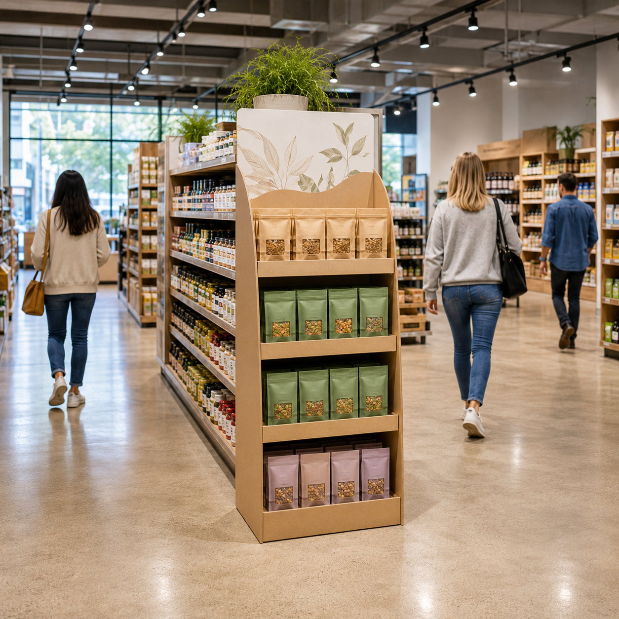 How Store Layout Shapes Cardboard Display Placement, Shopper Flow, and Retail Visibility