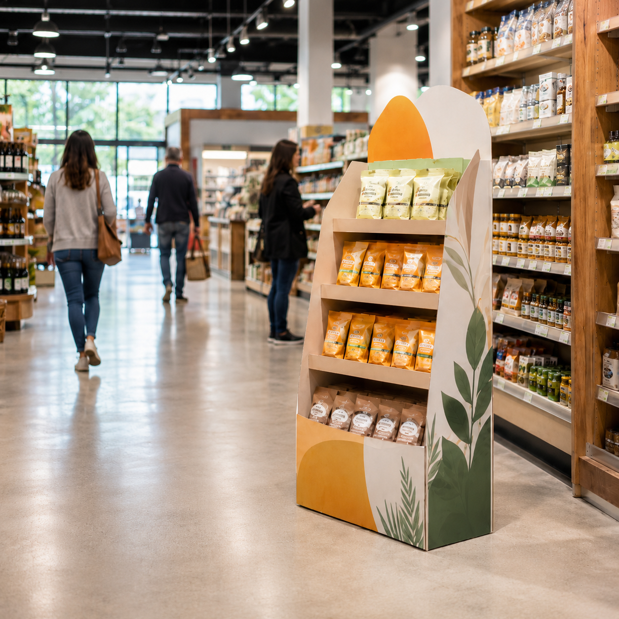 How Store Layout Shapes Cardboard Display Placement, Shopper Flow, and Retail Visibility